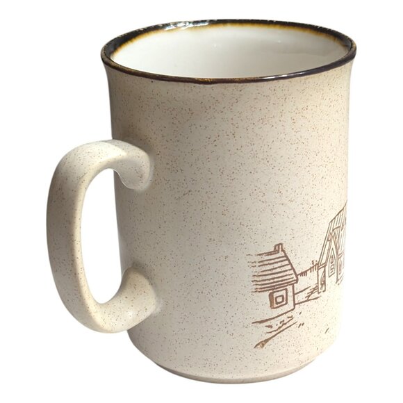 Vintage COLLECTION MANOIR Coree Hand-Crafted Church Coffee Mug RARE - Picture 5 of 7